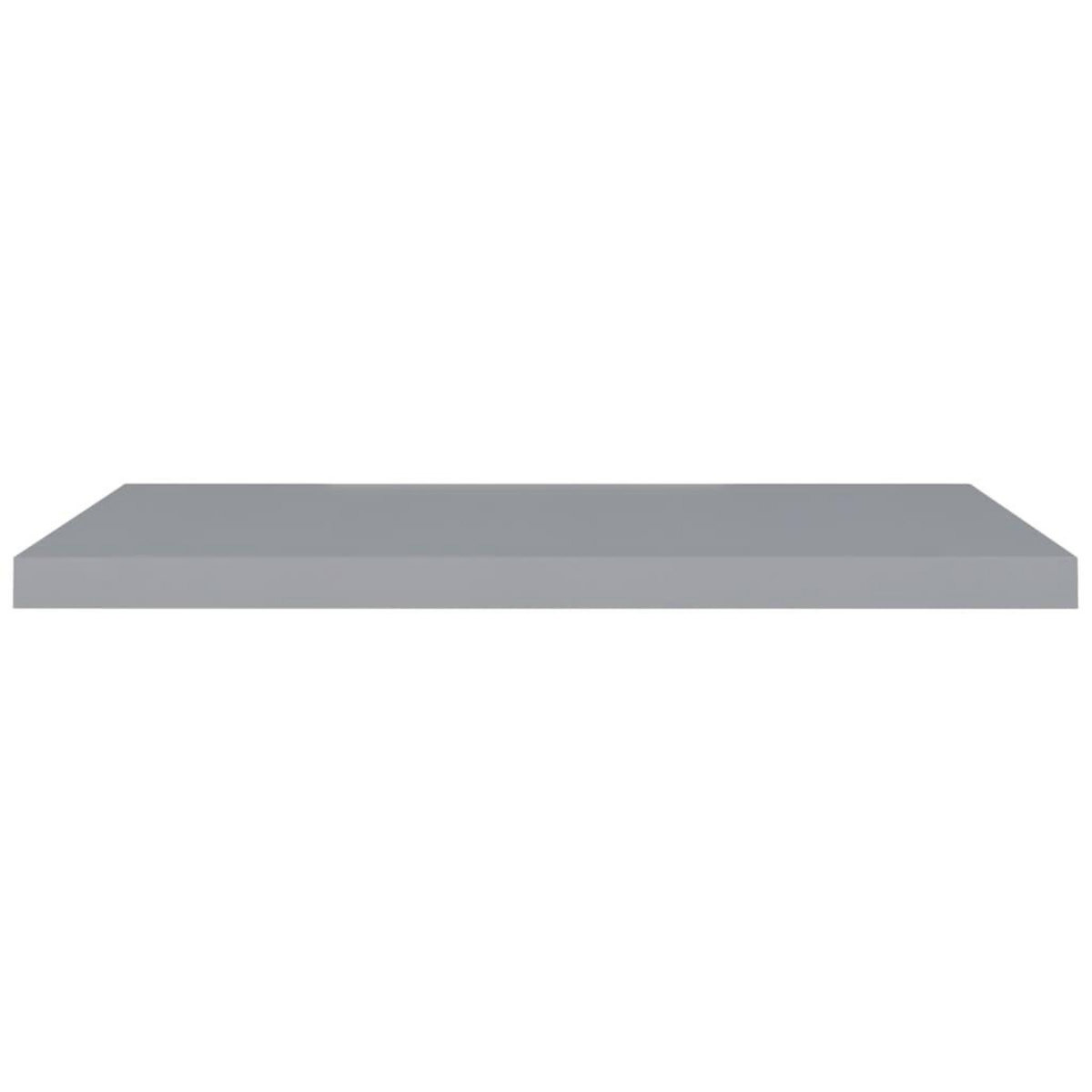 VIDAXL Etagere murale flottante gris 90x23,5x3,8 cm MDF