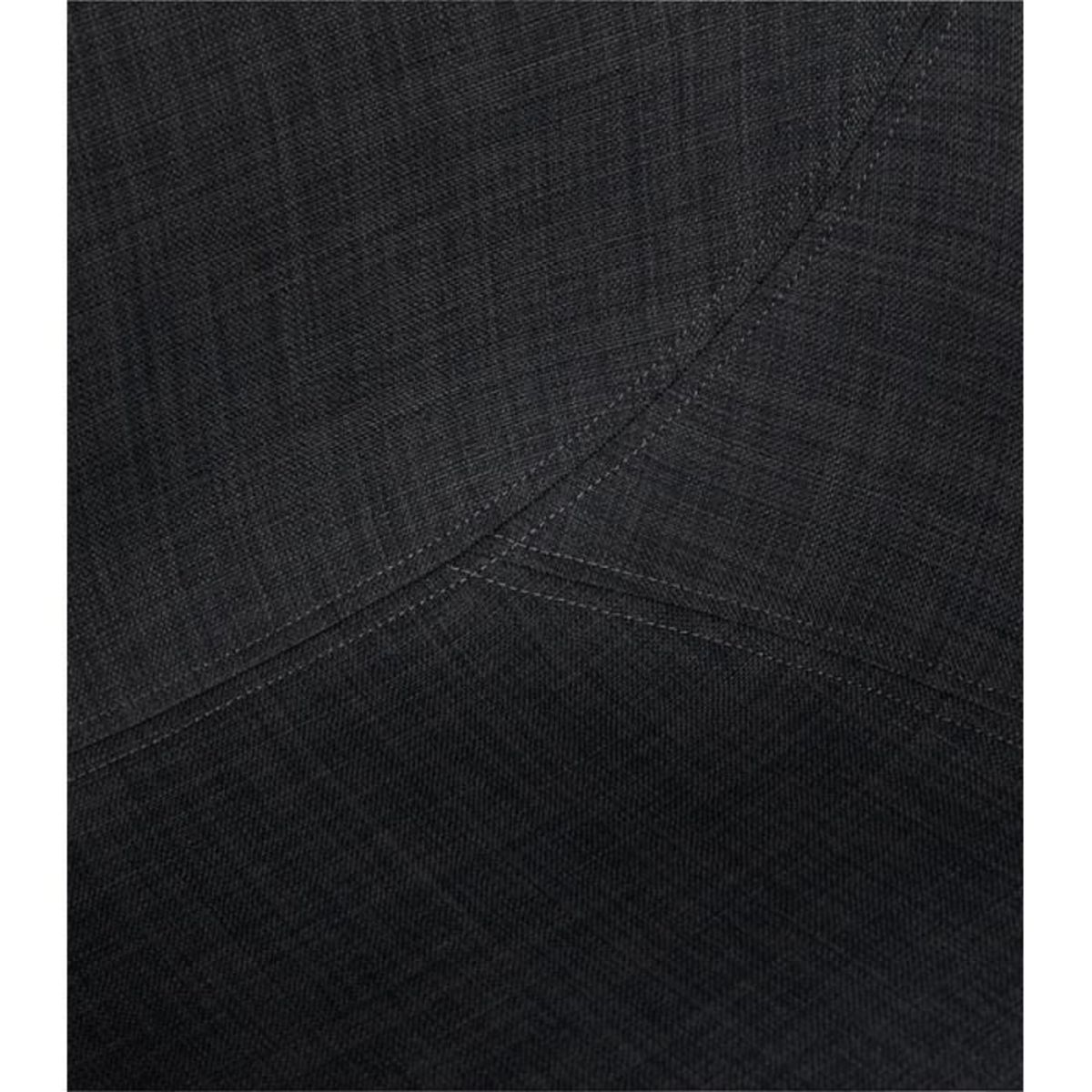 Paris Prix Chaise Design en Tissu  Maryellen  85cm Gris Foncé