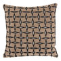 Voir la diapositive 1 : ATMOSPHERA Coussin Déco Jacquard  Diamant  40x40cm Marron