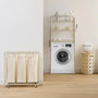 Voir la diapositive 2 : FIVE Panier à Linge 3 bacs  Linea  79cm Beige