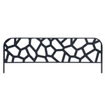 Nortene Bordure métal décoratif à planter STONE - 0,40 x 1 m - Ardoise