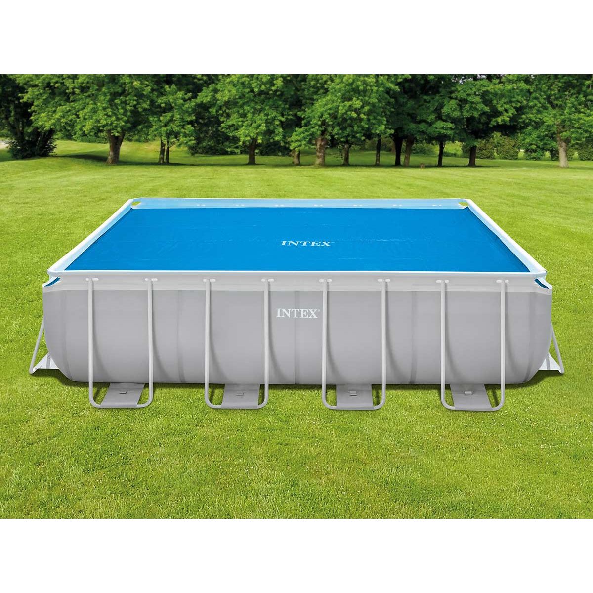 INTEX Bâche à bulles pour piscine tubulaire rectangulaire 4,88 x 2,44 m - Intex