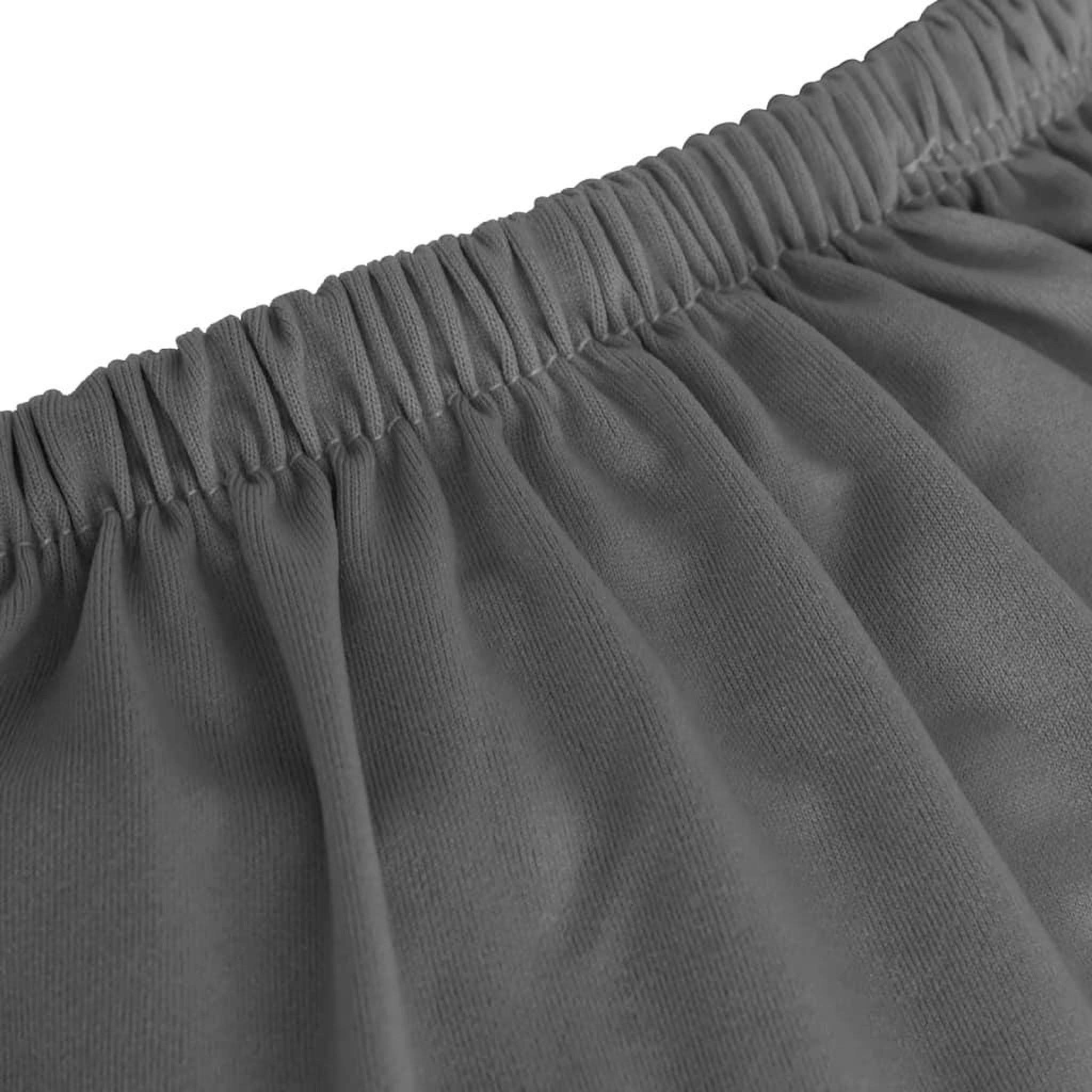 Voir la diapositive 5 : VIDAXL Housse extensible canape 4places Anthracite Jersey de polyester