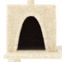 Voir la diapositive 5 : VIDAXL Arbre a chat avec griffoirs en sisal Creme 167 cm