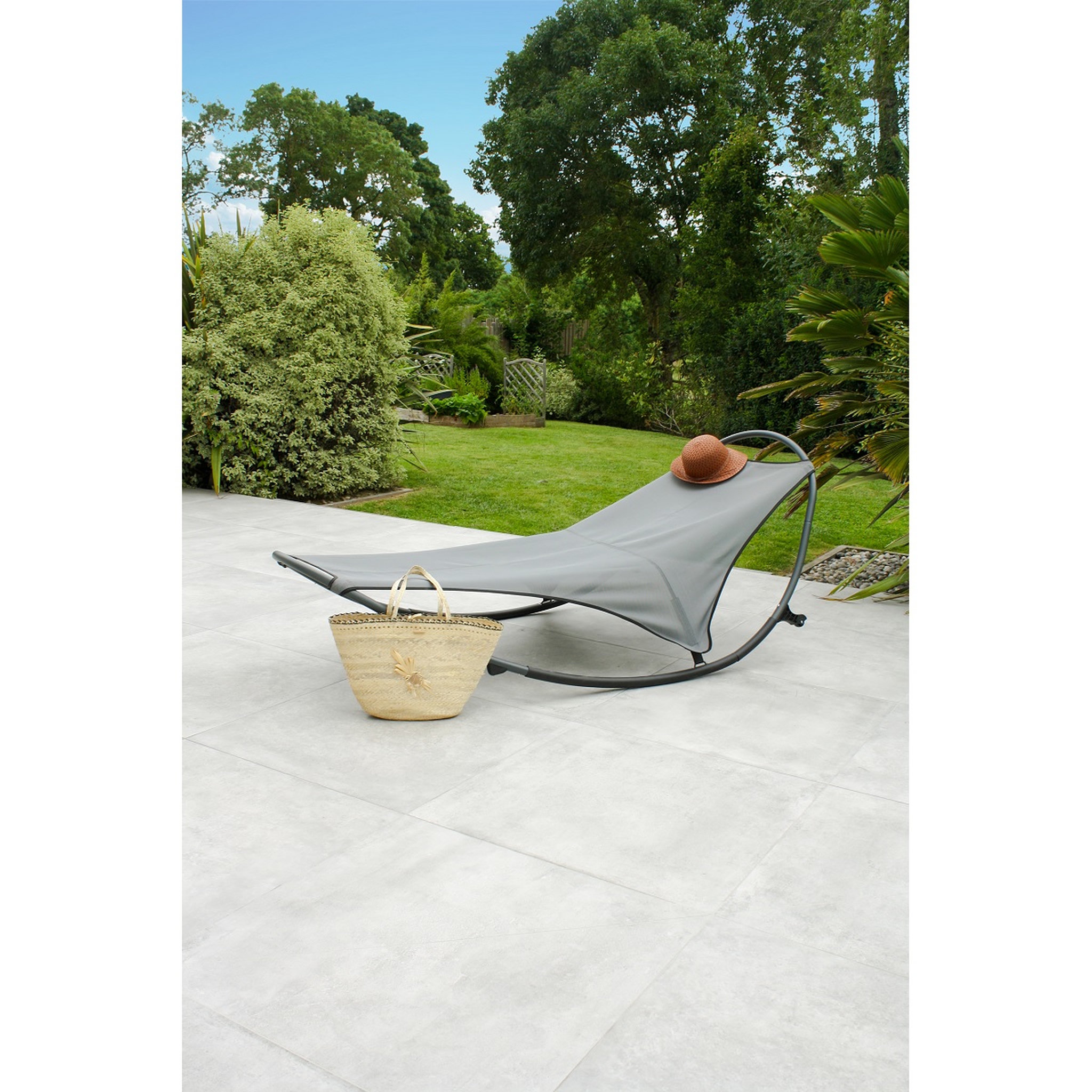 Voir la diapositive 4 : DCB GARDEN Bain de soleil - Acier - Gris - HENDAYE