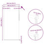 Voir la diapositive 6 : VIDAXL Store enrouleur occultant 80 x 230 cm blanc