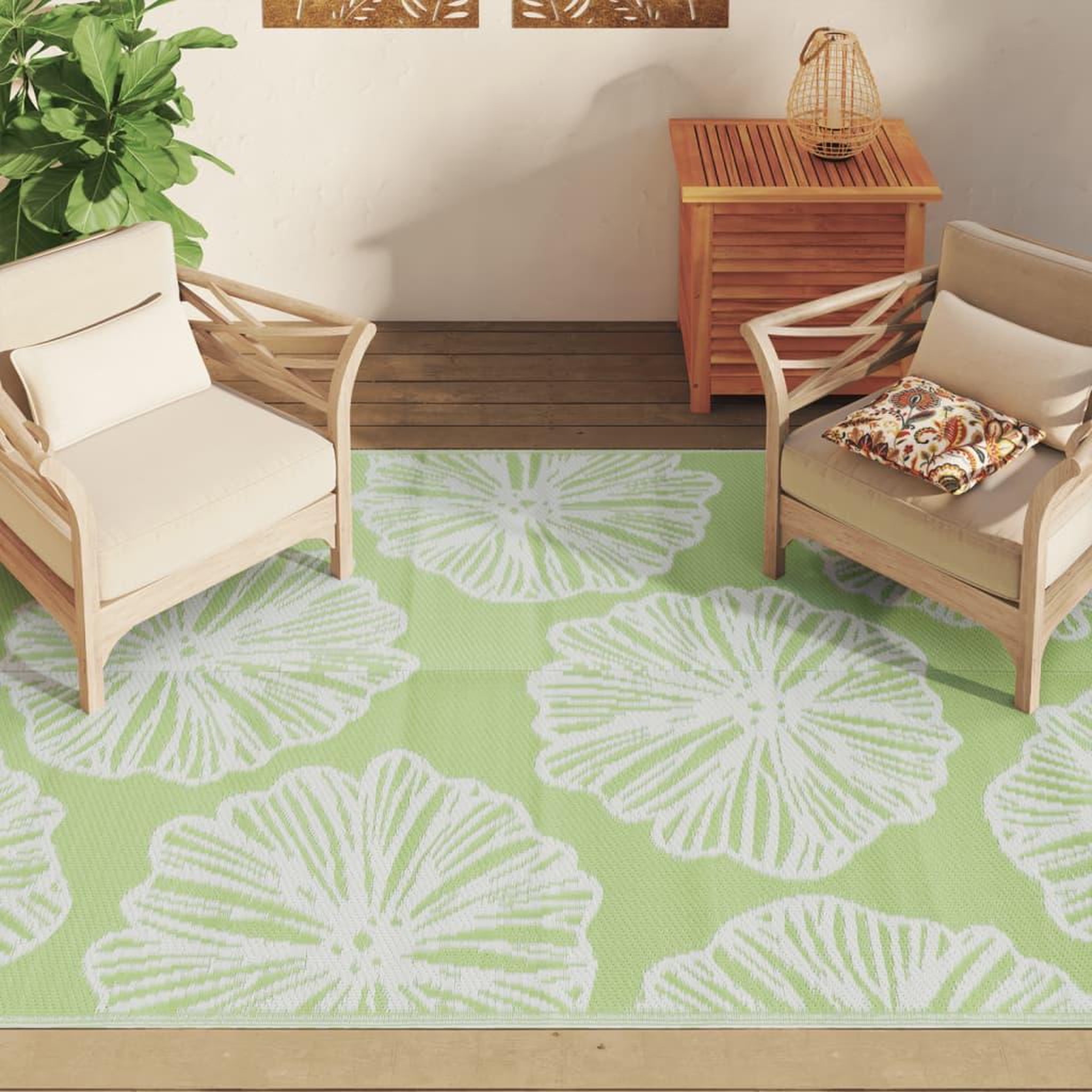 Voir la diapositive 3 : VIDAXL Tapis d'exterieur ARAKIL vert 160 x 230 cm PP