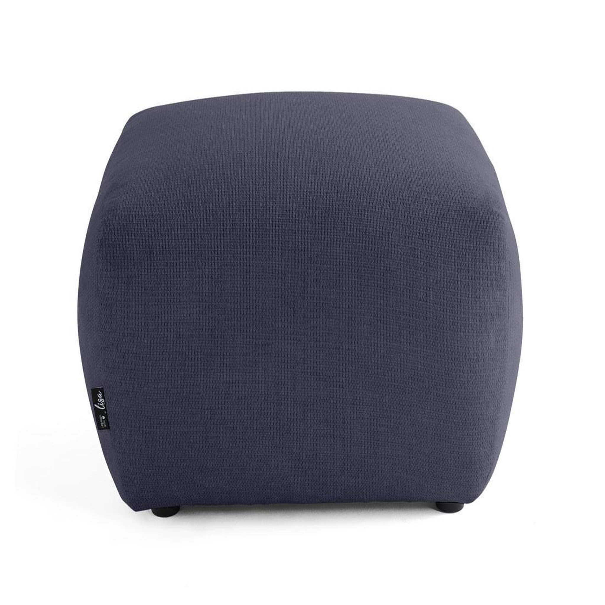 Voir la diapositive 3 : BEST MOBILIER Sorrente - pouf - en tissu texturé