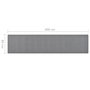Voir la diapositive 6 : VIDAXL Tapis de couloir Gris fonce 80x400 cm