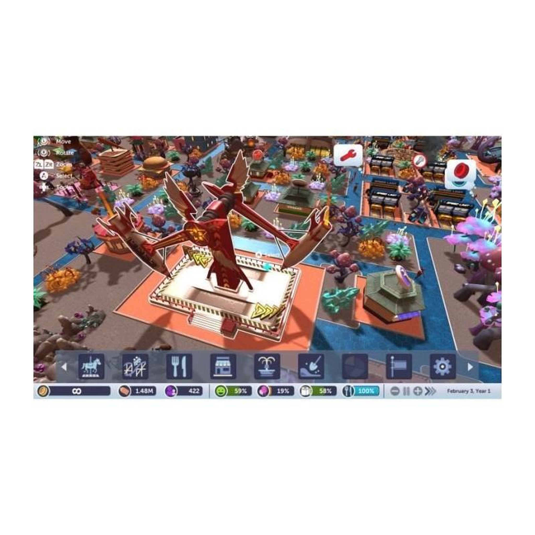 Voir la diapositive 4 : ATARI Rollercoaster Tycoon Adventures Deluxe SWITCH