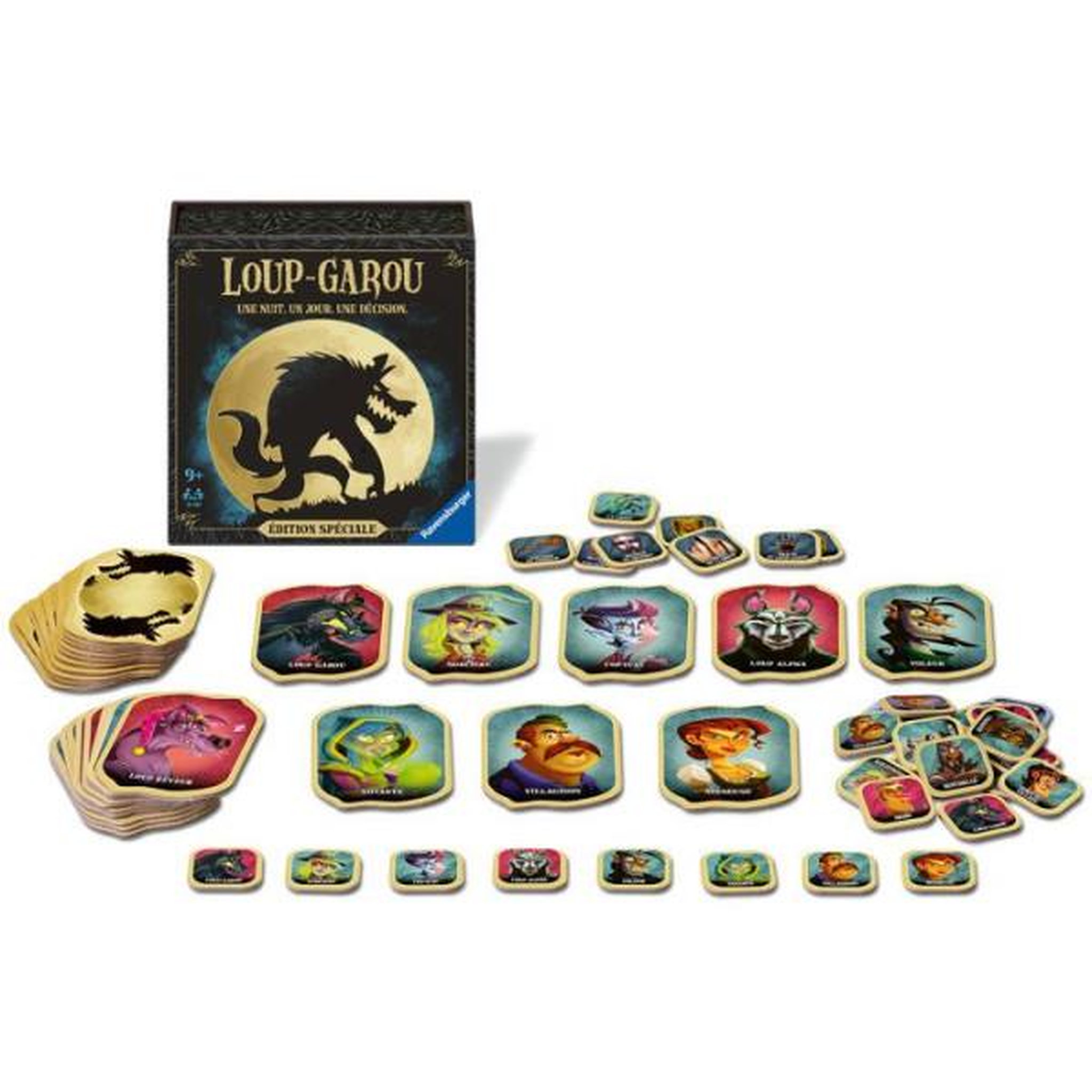 Voir la diapositive 2 : RAVENSBURGER Ravensburger-Loup-Garou pour une Nuit Édition spéciale-Best-of Loup-Garou-Jeu d'Ambiance-des 9 Ans-Appli gratuite-Mixte-24896