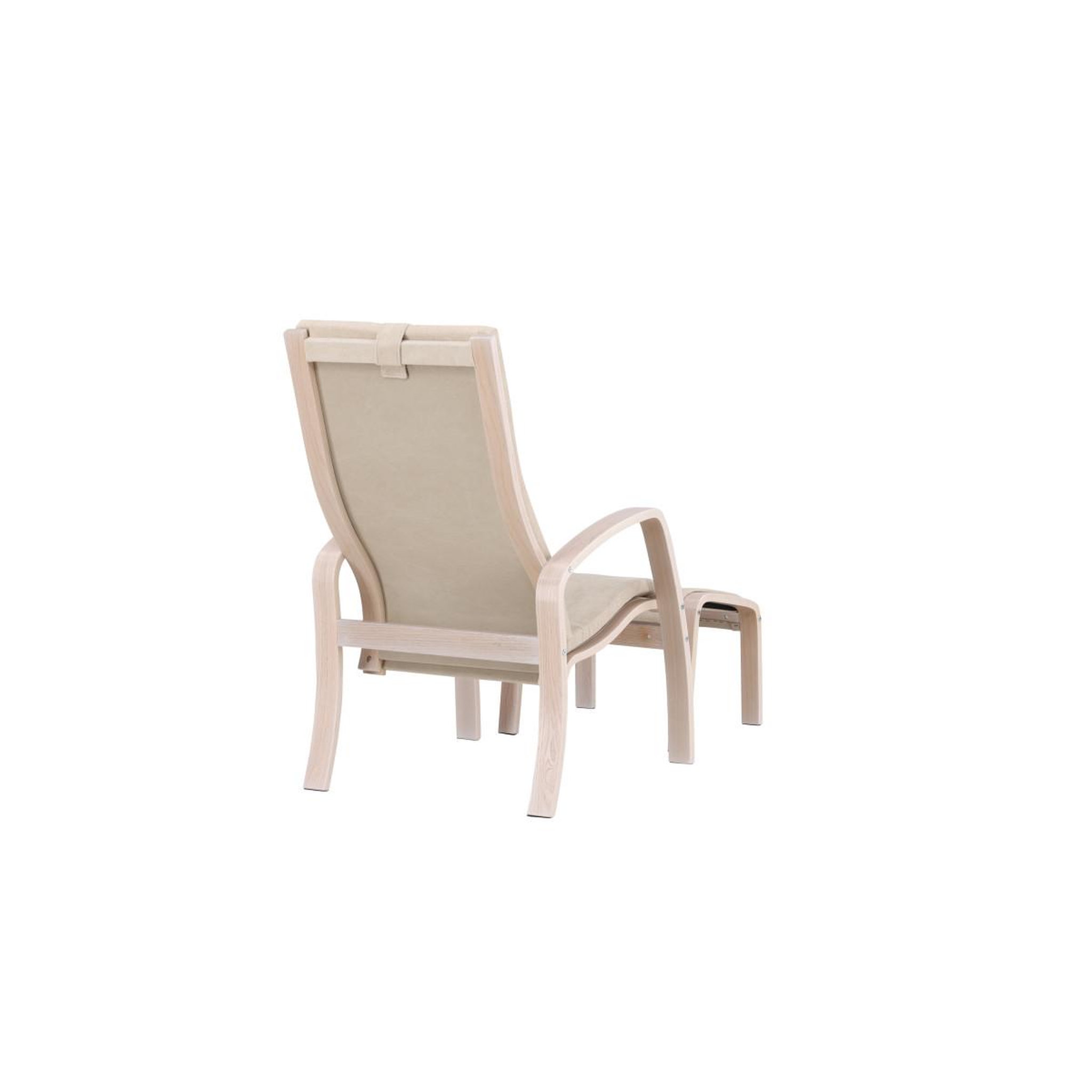 Voir la diapositive 5 : Paris Prix Fauteuil avec repose-pieds  groto  104cm beige