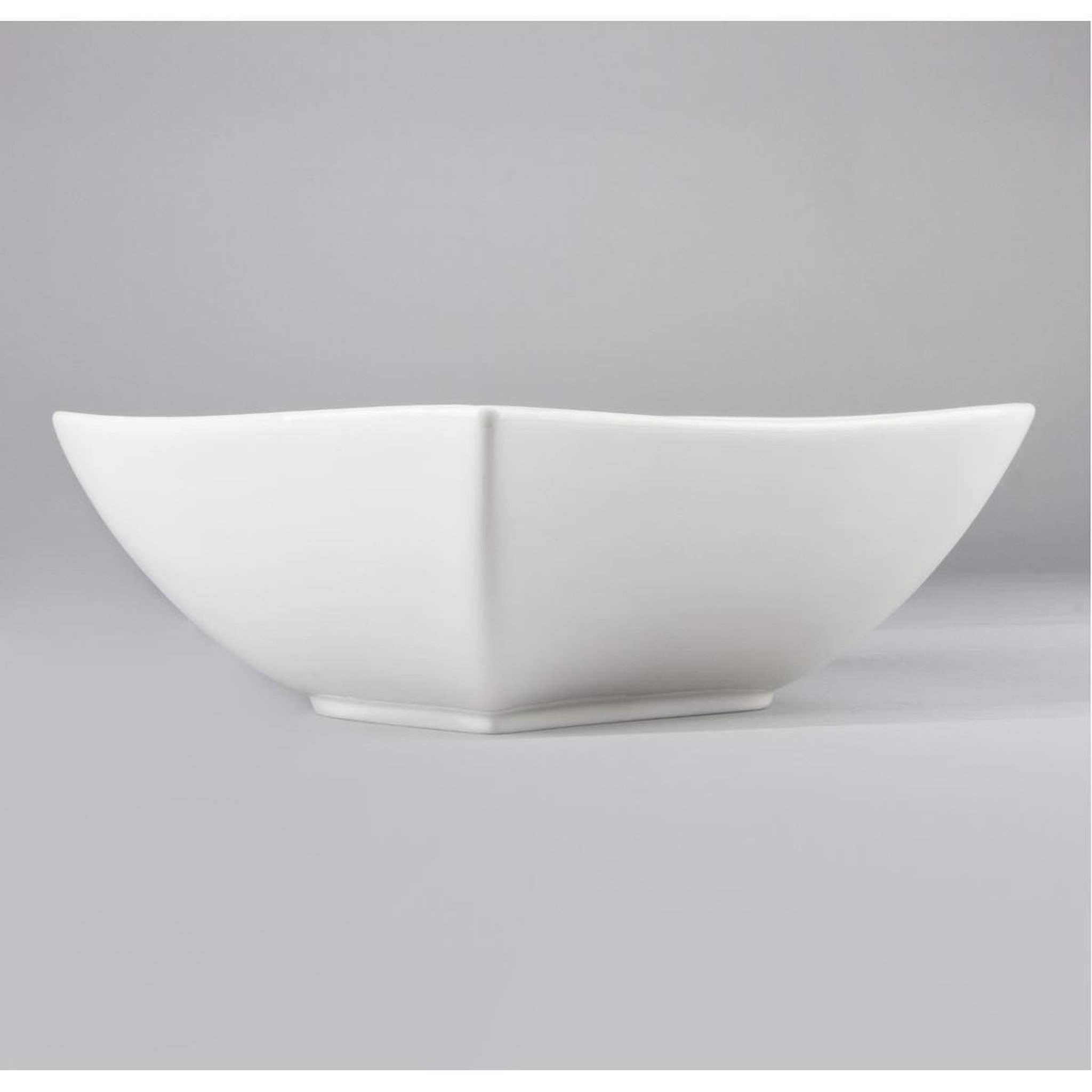 Voir la diapositive 5 : SECRET DE GOURMET Coupelle carrée  vague  13cm blanc