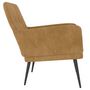 Voir la diapositive 4 : VIDAXL Fauteuil Marron 62x79x79 cm Velours