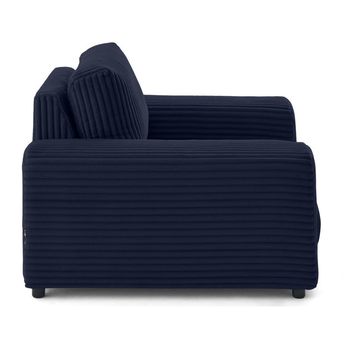 LISA DESIGN Garance - fauteuil en velours côtelé grosses côtes