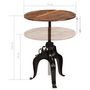 Voir la diapositive 6 : VIDAXL Table de bar Bois de recuperation massif 75x(76-110) cm