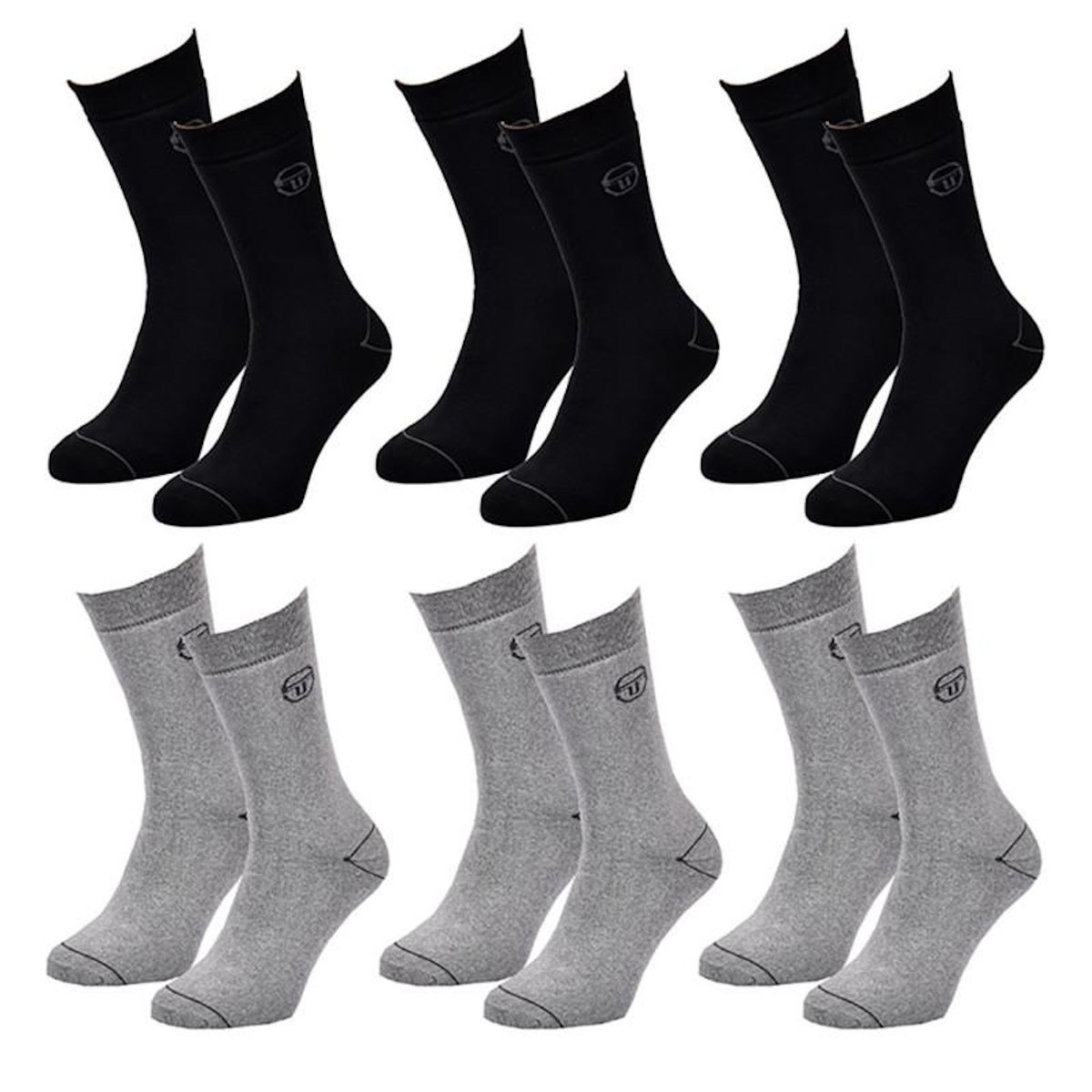 SERGIO TACCHINI Chaussettes Homme VILLE SERGIO TACCHINI Lot de 6 BOUCLETTE