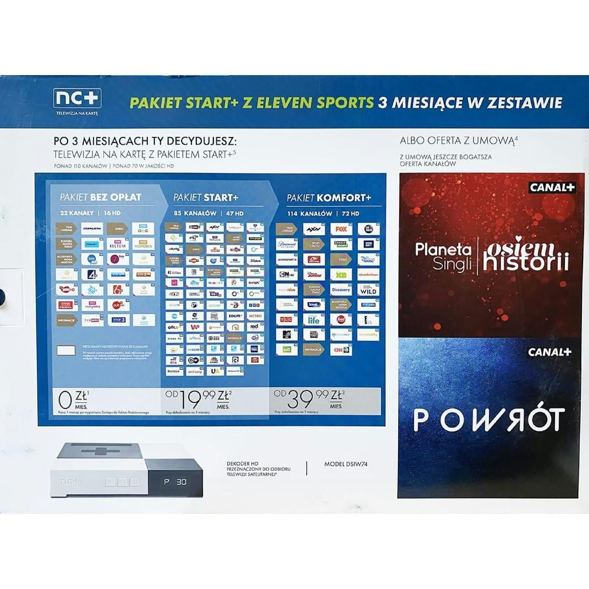 Canal Toys Décodeur Canal Sagemcom DSIW74 HD