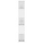 Voir la diapositive 4 : VIDAXL Bibliotheque Separateur de piece Blanc Bois d'ingenierie