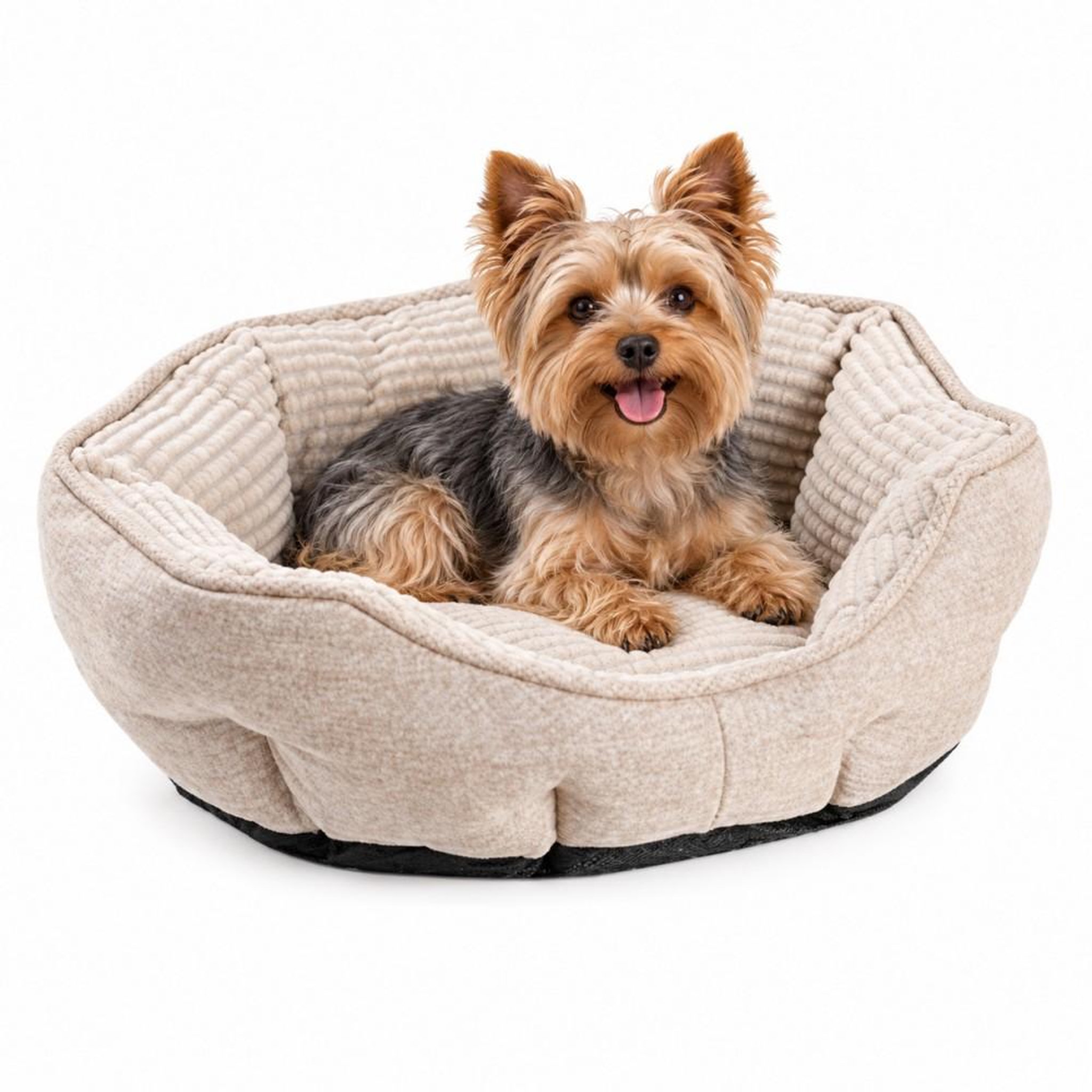Voir la diapositive 2 : MON AMI LUKI MON AMI LUKI - Panier ovale toucher soft antiderapant pour chien