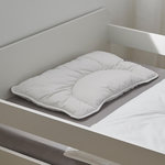 DODO Oreiller Bébé Enveloppe Coton Bio - Bien-être. Coloris disponibles : Blanc