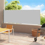 Voir la diapositive 1 : VIDAXL Auvent lateral retractable de patio 220x500 cm Gris