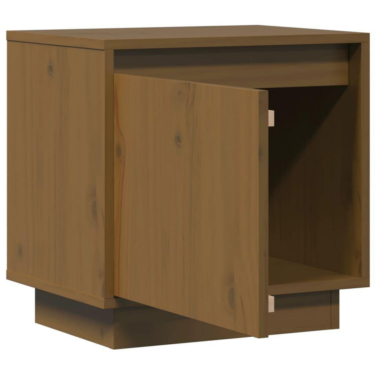 VIDAXL Tables de chevet 2pcs Marron miel 40x30x40cm Bois de pin solide