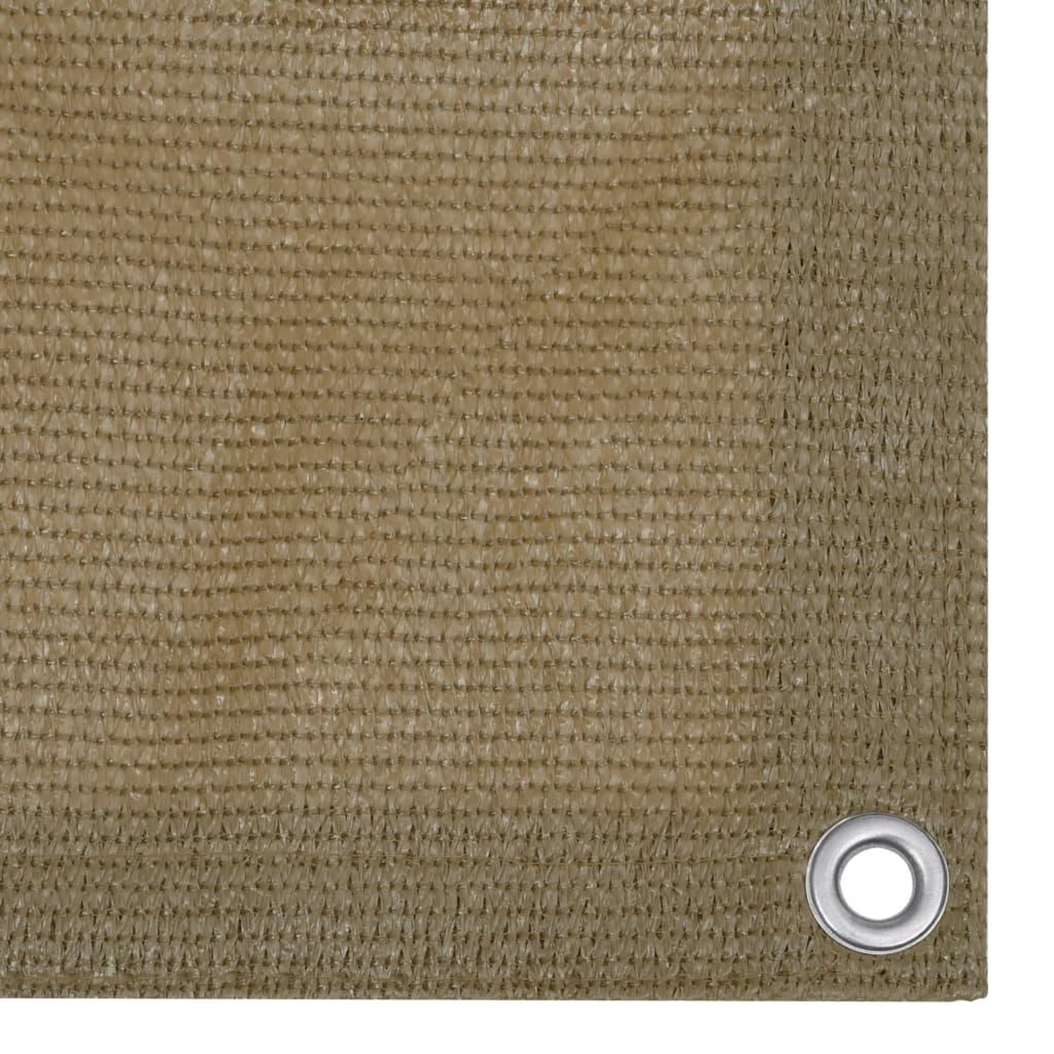Voir la diapositive 2 : VIDAXL Ecran de balcon taupe 90x500 cm pehd