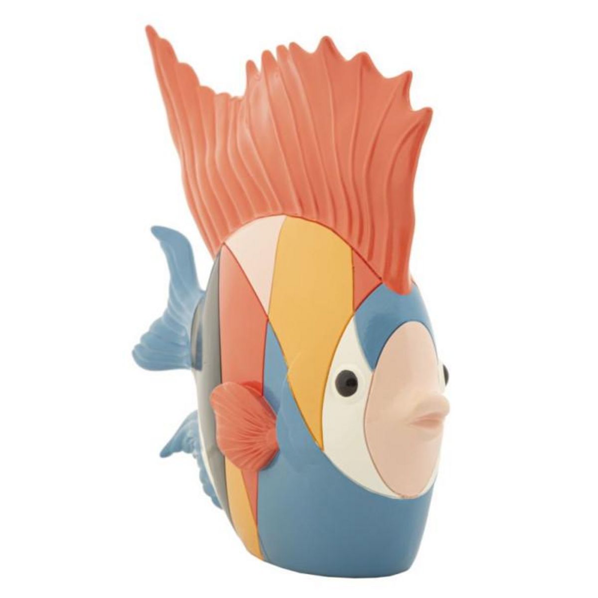 Paris Prix Statuette Déco Poisson  Rubic  28cm Multicolore