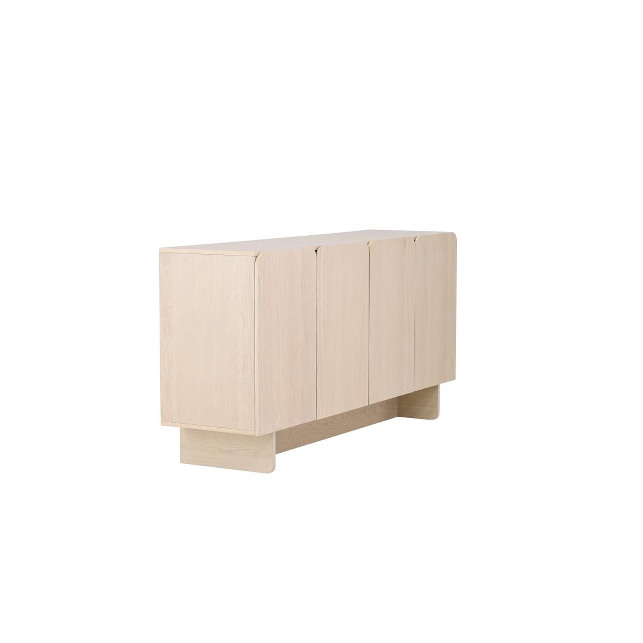 Voir la diapositive 3 : Paris Prix Buffet design 4 portes  tyreso  160cm naturel