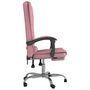 Voir la diapositive 4 : VIDAXL Fauteuil de massage inclinable de bureau Rose Velours