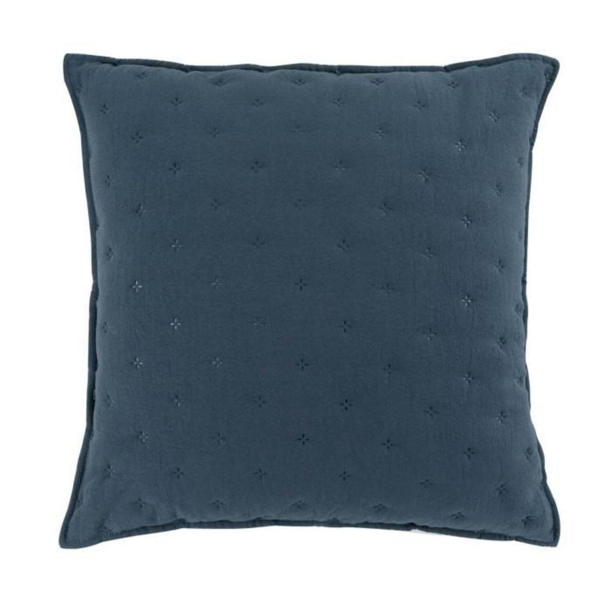 Paris Prix Housse de Coussin  Mellow  40x40cm Bleu & Blanc