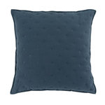 Paris Prix Housse de Coussin  Mellow  40x40cm Bleu & Blanc