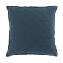 Voir la diapositive 1 : Paris Prix Housse de Coussin  Mellow  40x40cm Bleu & Blanc