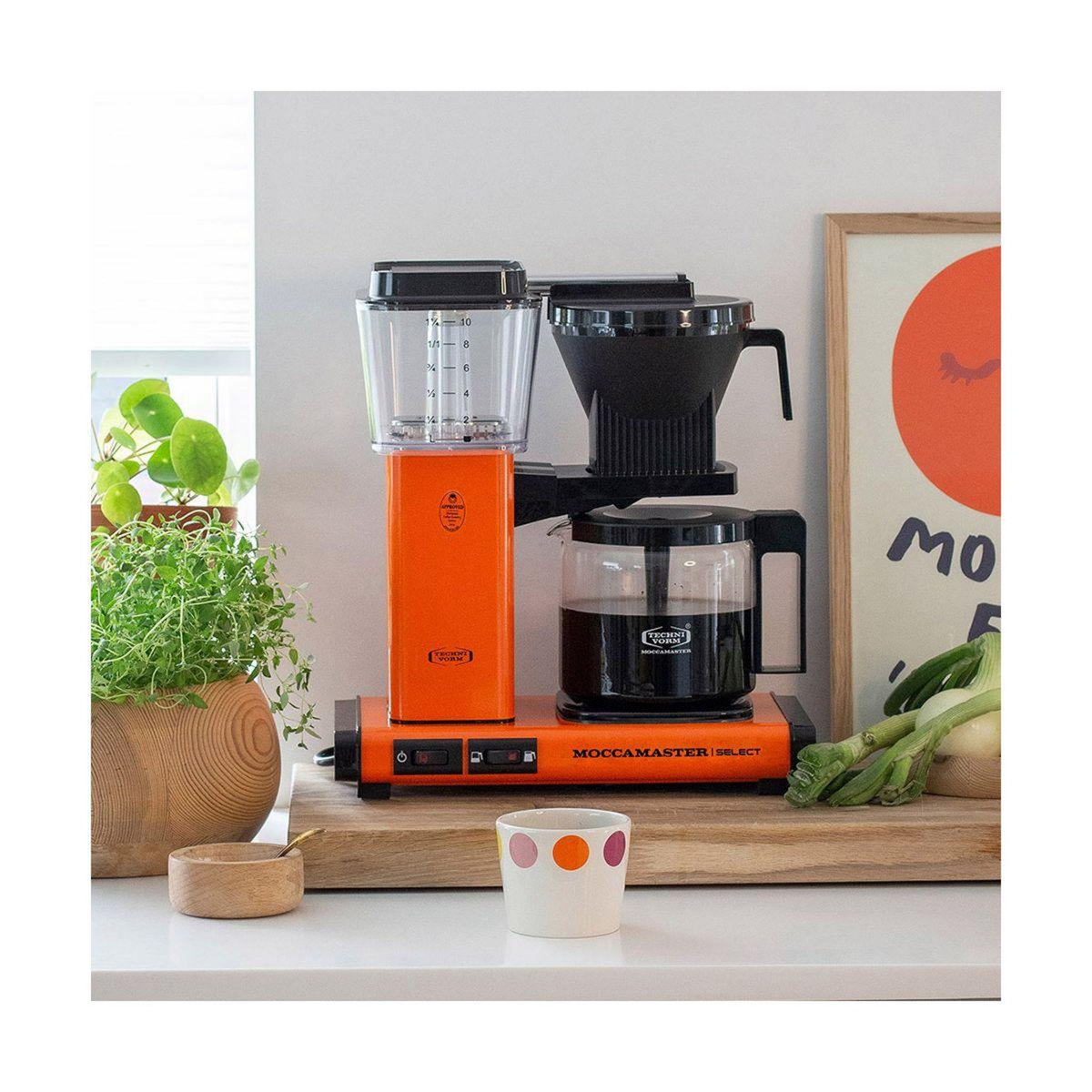 MOCCAMASTER Cafetière filtre Orange