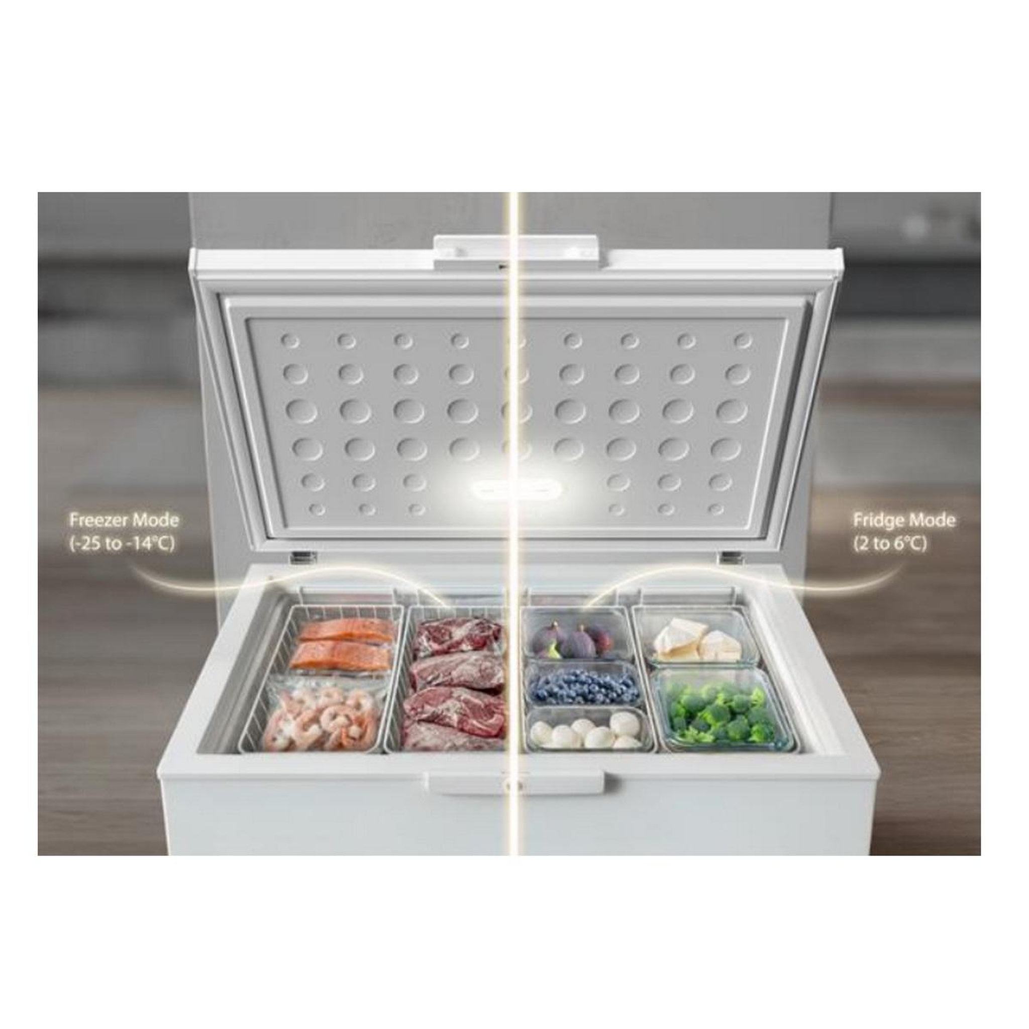 Voir la diapositive 5 : Whirlpool Congélateur coffre 103cm 198l blanc - w3rhs19dw