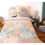Voir la diapositive 5 : COTE DECO Parure de lit enfant Licorne - Polycoton 51 fils - 140 x 200 cm