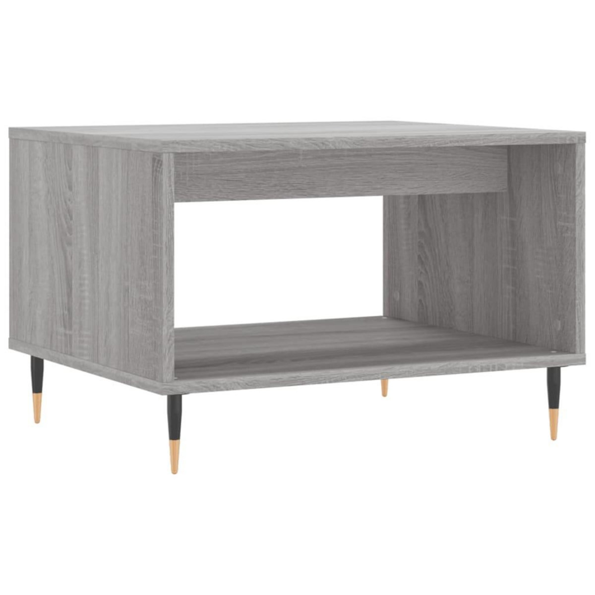 VIDAXL Table basse sonoma gris 60x50x40 cm bois d'ingenierie