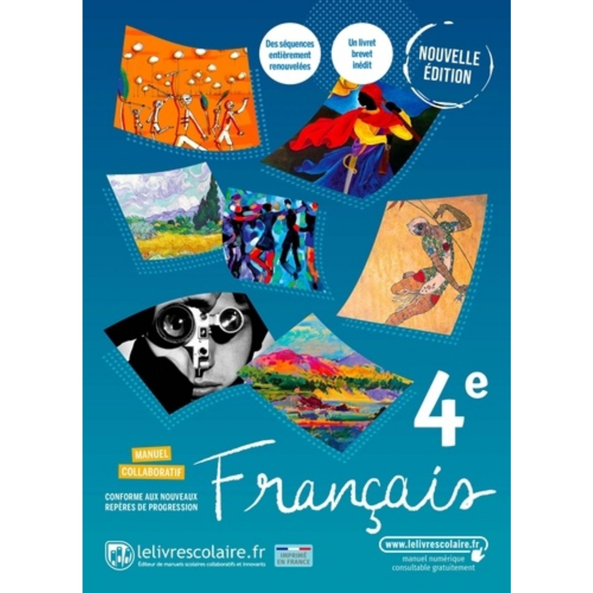 FRANCAIS 4E. EDITION 2022, Lelivrescolaire.fr Pas Cher - Auchan.fr