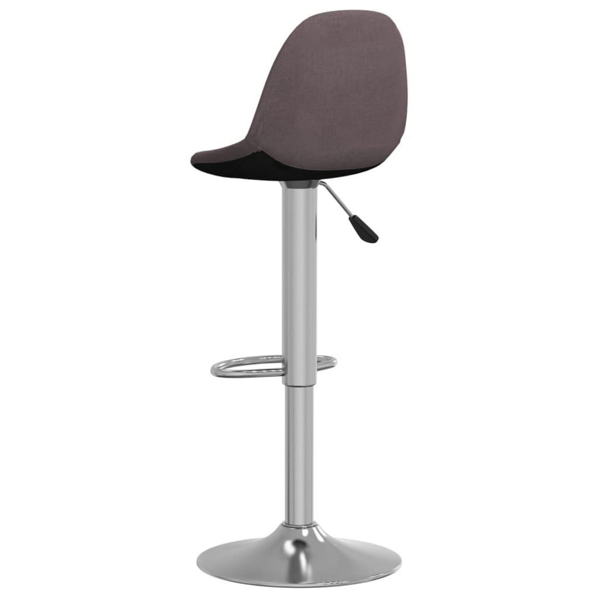 VIDAXL Tabourets de bar lot de 2 taupe tissu