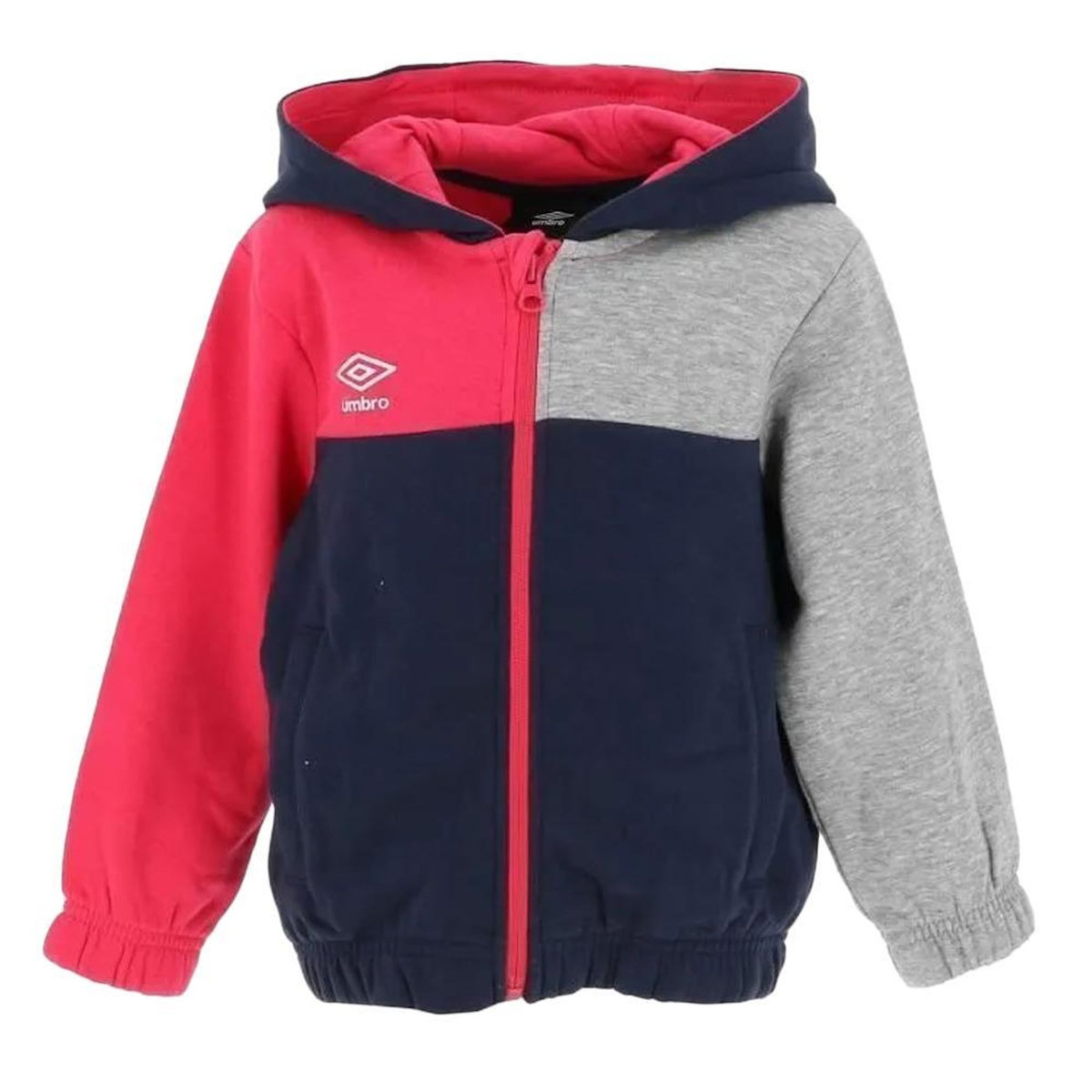 UMBRO Sweat Zippé Marine//Gris Garçon Umbro Gam