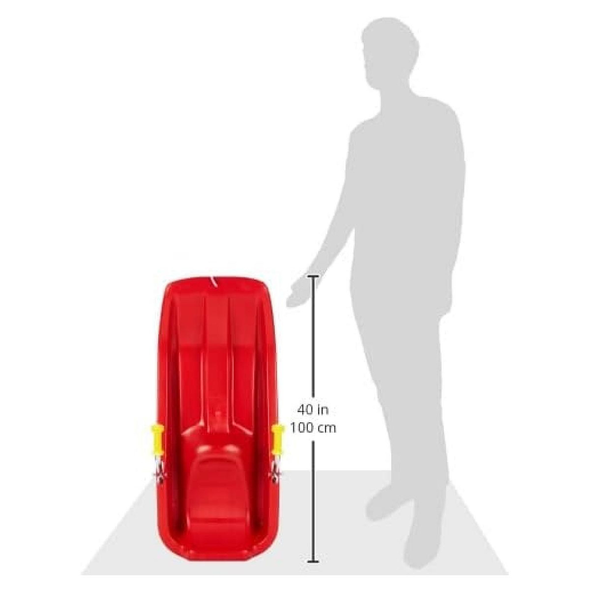 Voir la diapositive 3 : ROLLY TOYS Rolly Jetstar luge - rouge