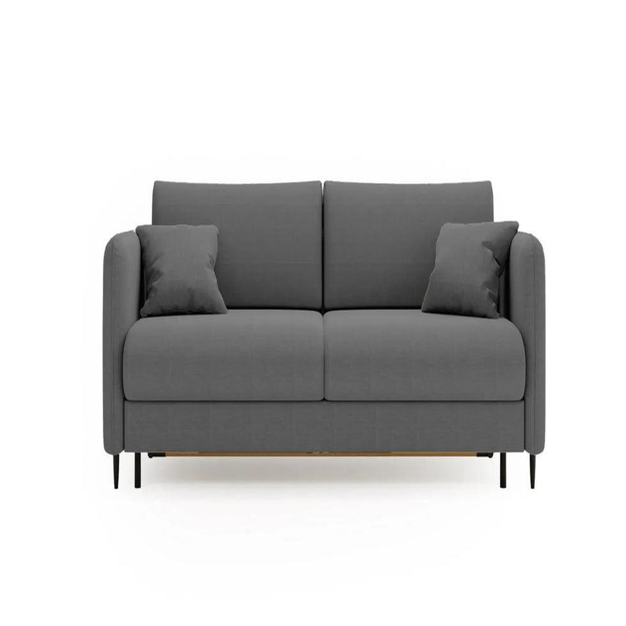 Voir la diapositive 1 : CASANOVA PARIS Vicky ii - canapé droit convertible tissu lisse 2 places