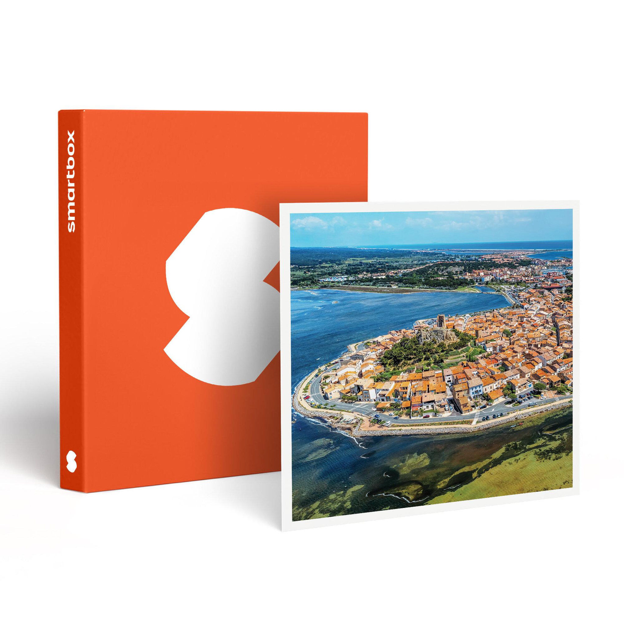 Smartbox Vol en hélicoptère de 20 min près du village de Gruissan - Coffret Cadeau Sport & Aventure