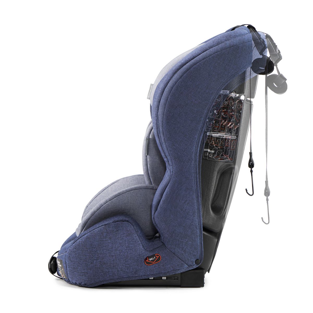 KINDERKRAFT Siège auto groupe 1/2/3 Safety Fix Isofix