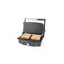 Voir la diapositive 1 : NEDIS Grill de contact 1500W Sandwiches Pannini Grillades Plaque Anti-adhésive Poignée froide NEDIS