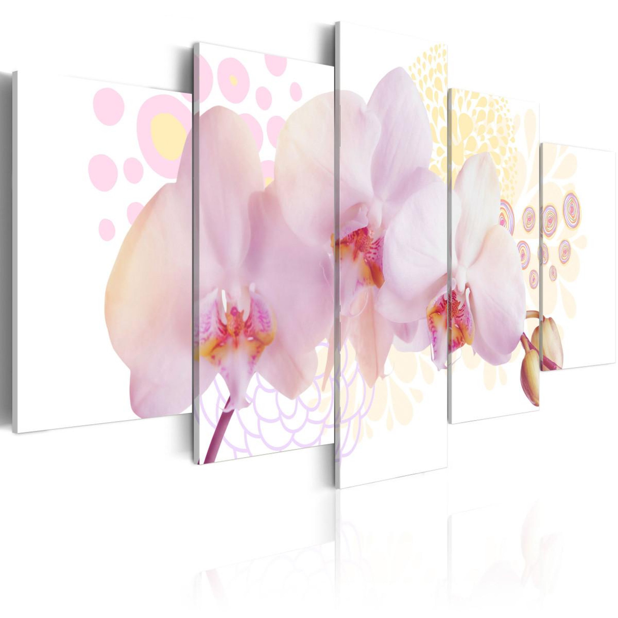 Voir la diapositive 1 : Paris Prix Tableau imprimé  orchidée subtile