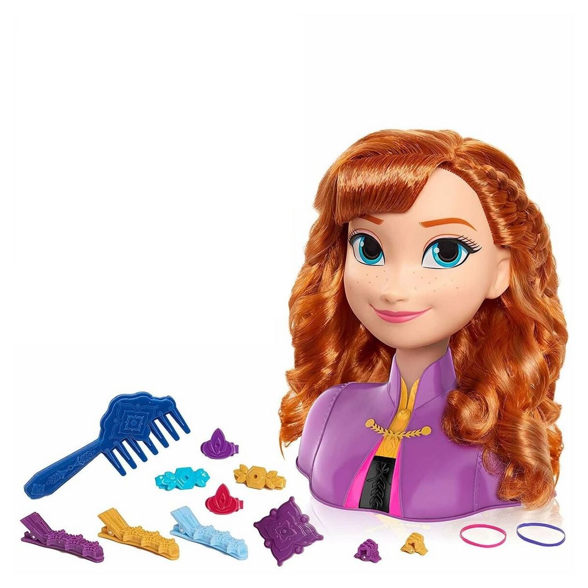 GIOCHI PREZIOSI Reine des Neiges 2 - Tête à Coiffer - Anna