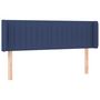 Voir la diapositive 3 : VIDAXL Tete de lit a LED Bleu 147x16x78/88 cm Tissu