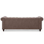 Voir la diapositive 3 : Paris Prix Canapé 3 Places  Chesterfield  209cm Marron Vintage